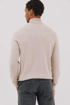 Jersey algodón cashmere cuello alto