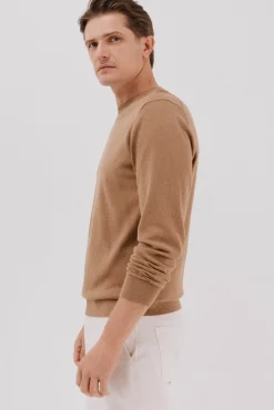 Jersey algodón cashmere cuello caja