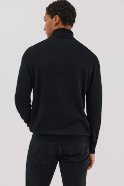 Jersey algodón cashmere cuello alto