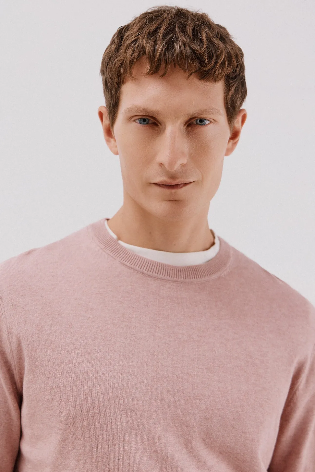 Jersey algodón cashmere cuello caja