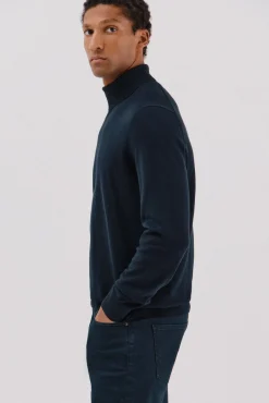 Jersey algodón cashmere cuello alto