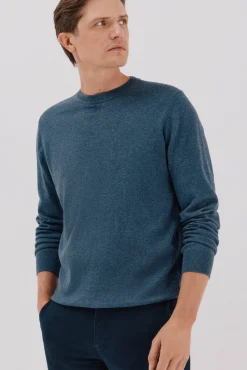 Jersey algodón cashmere cuello caja