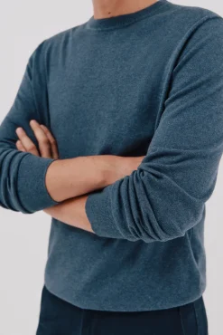 Jersey algodón cashmere cuello caja