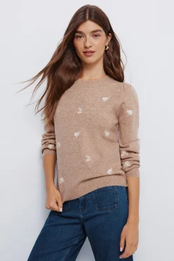 Jersey bordados flores