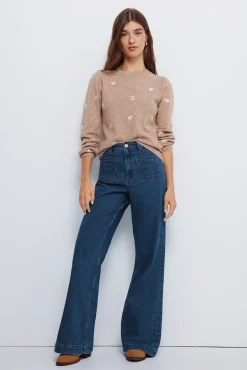 Jersey bordados flores