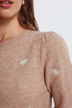 Jersey bordados flores