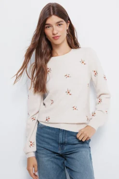 Jersey bordados flores