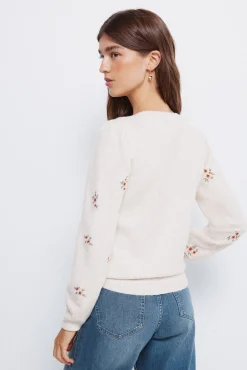 Jersey bordados flores