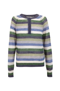 Jersey botones rayas