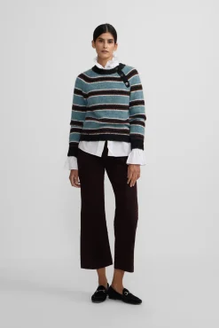 Jersey botones rayas