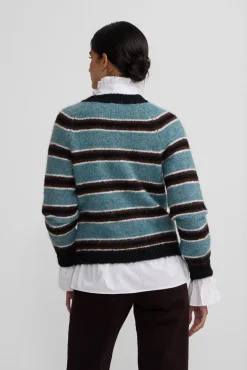 Jersey botones rayas