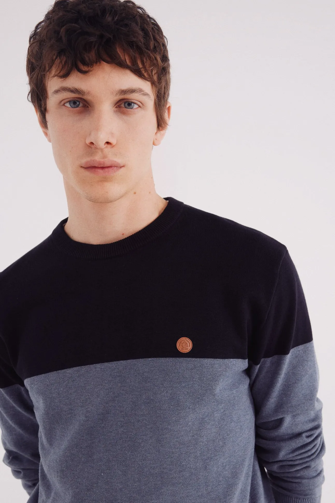 Jersey básico bloque color