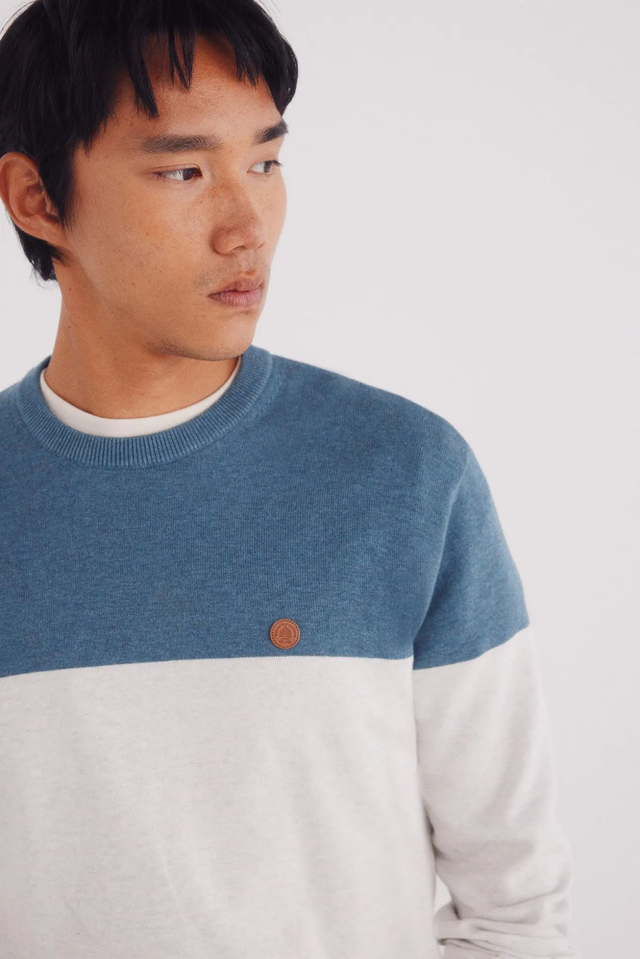 Jersey básico bloque color