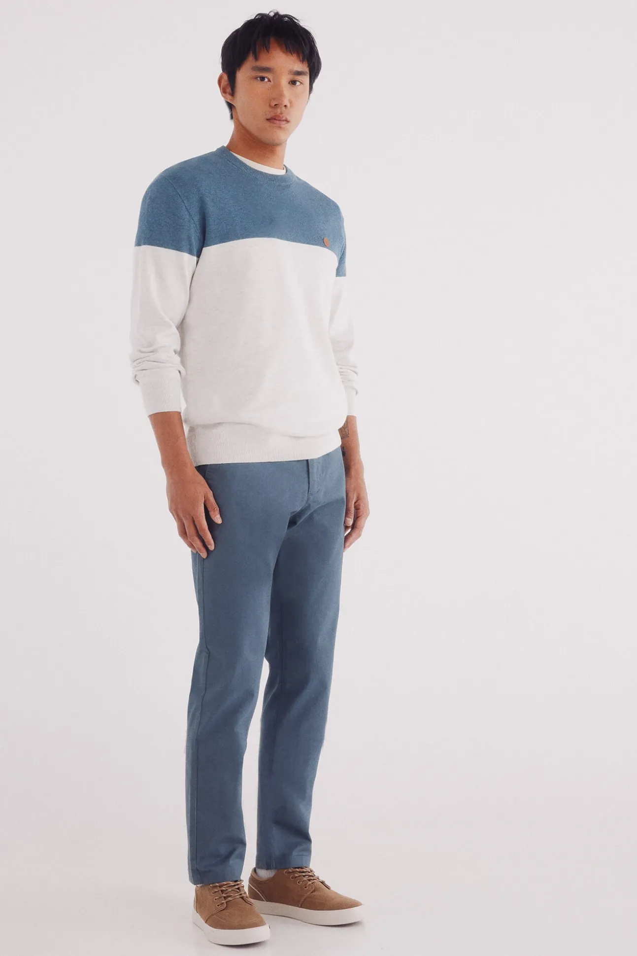 Jersey básico bloque color