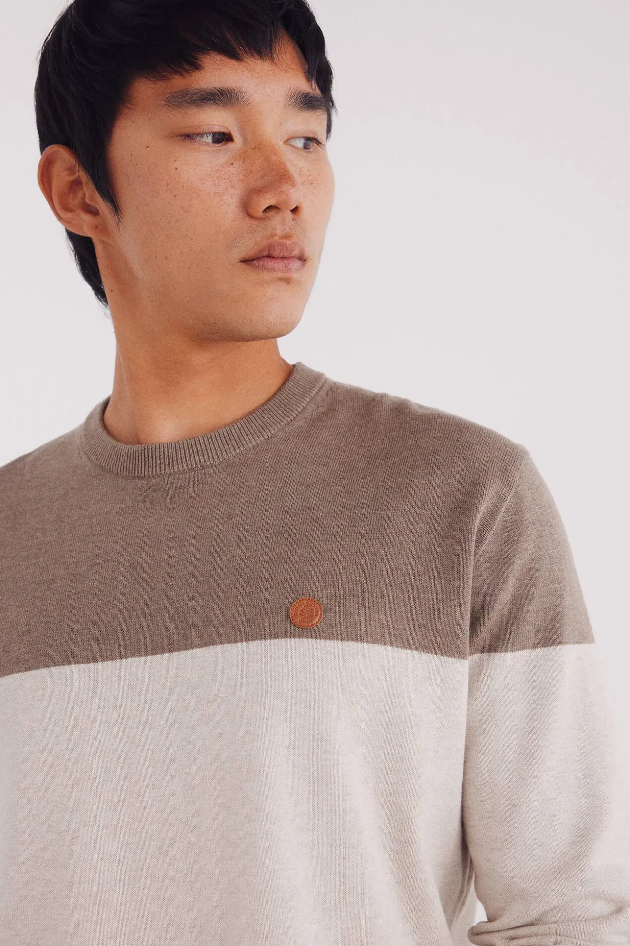 Jersey básico bloque color