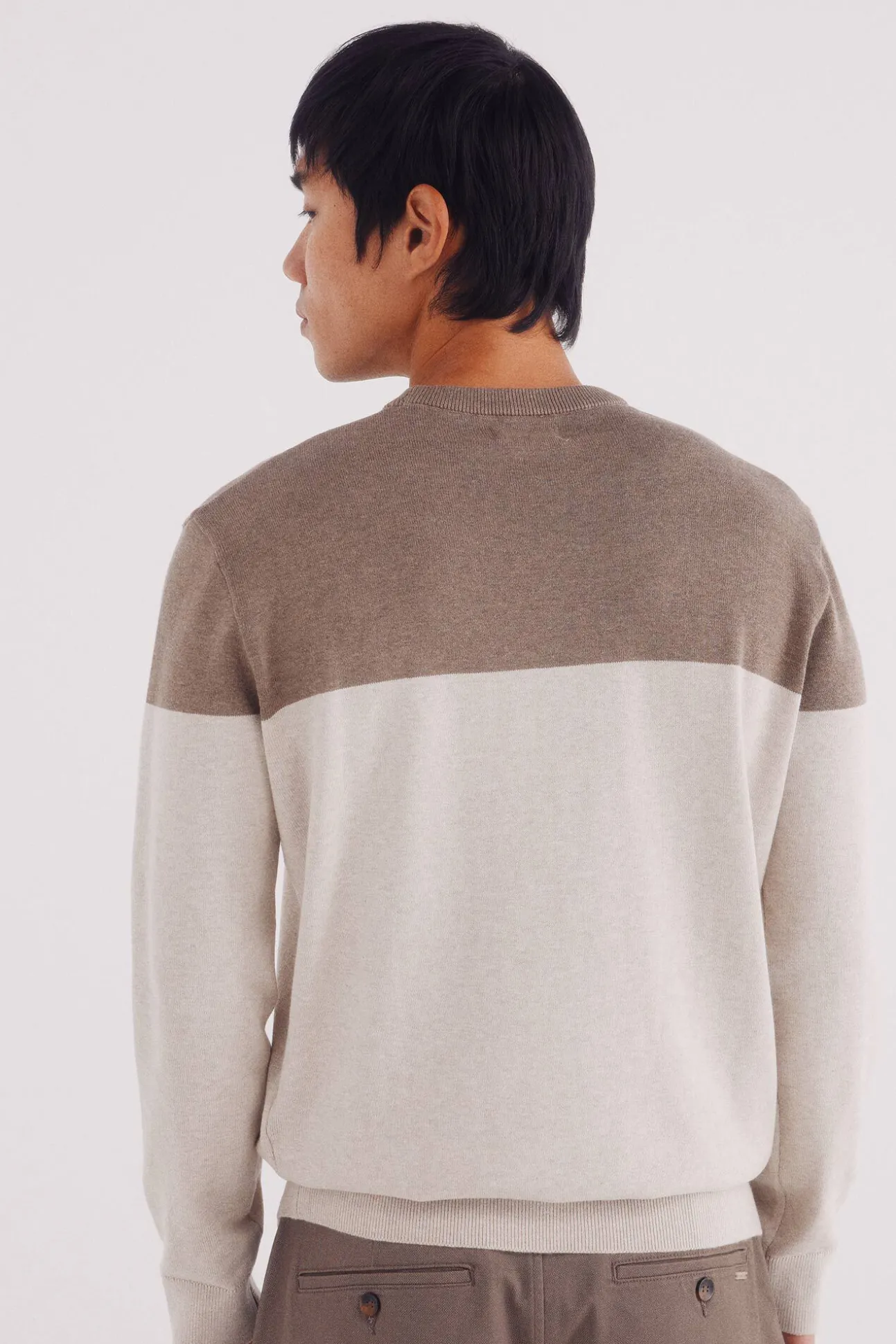 Jersey básico bloque color