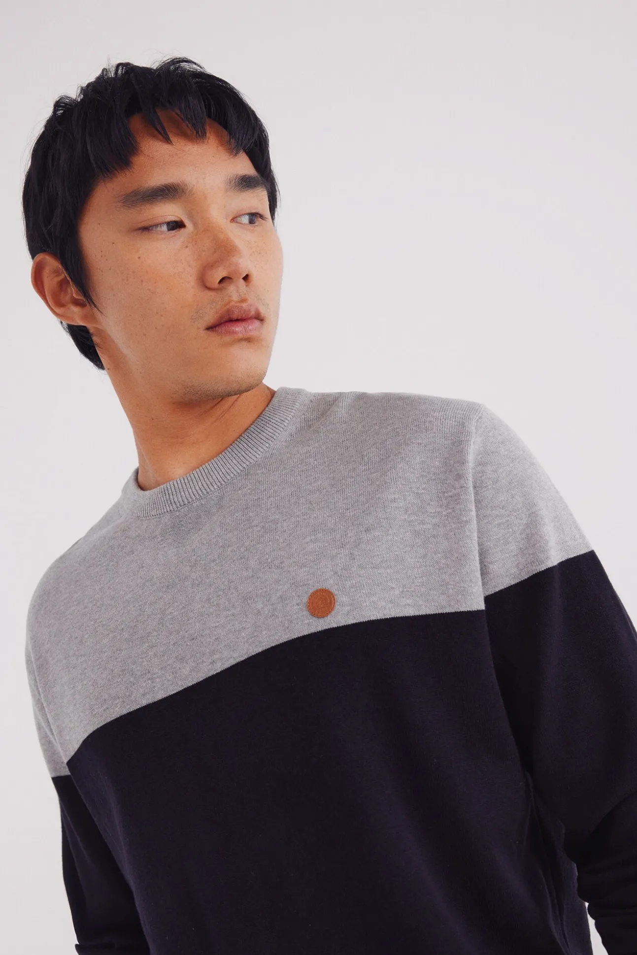 Jersey básico bloque color