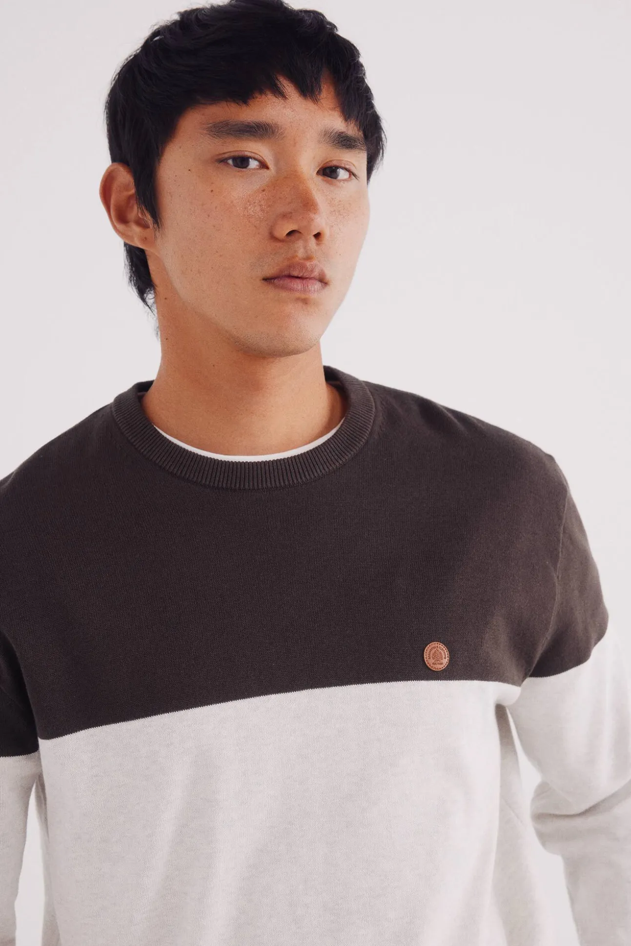 Jersey básico bloque color