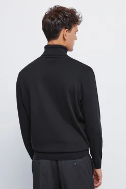 Jersey básico cuello alto