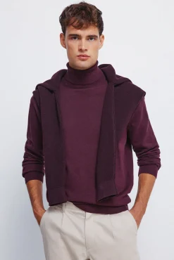 Jersey básico cuello alto