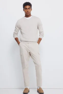 Jersey básico cuello pico