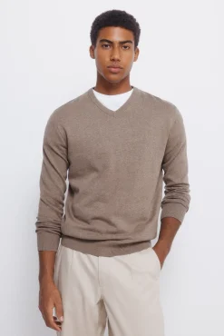 Jersey básico cuello pico