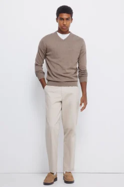 Jersey básico cuello pico