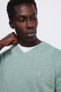 Jersey básico cuello pico