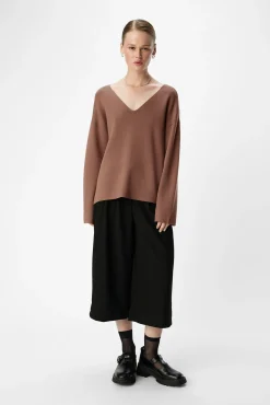 Jersey básico cuello pico