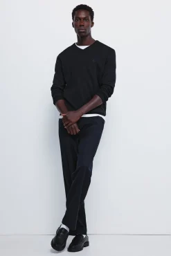 Jersey básico cuello pico