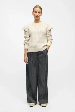 Jersey calado volantes