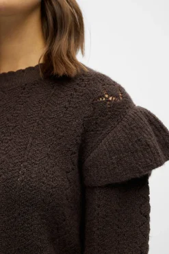 Jersey calado volantes