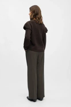 Jersey calado volantes