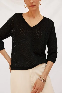 Jersey calados lurex