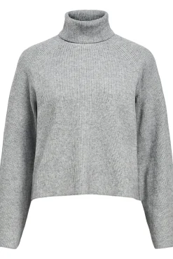 Jersey canalé cuello vuelto