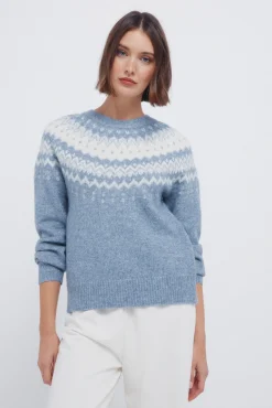 Jersey cenefa jacquard