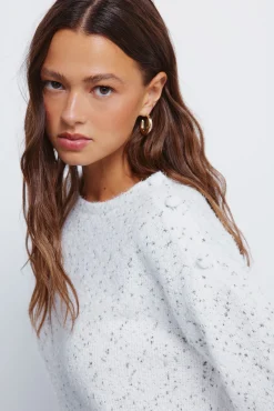 Jersey chenilla botones hombro