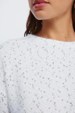 Jersey chenilla botones hombro