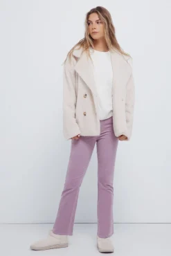 Jersey chenilla cable knit