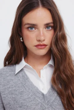 Jersey combinado camisero