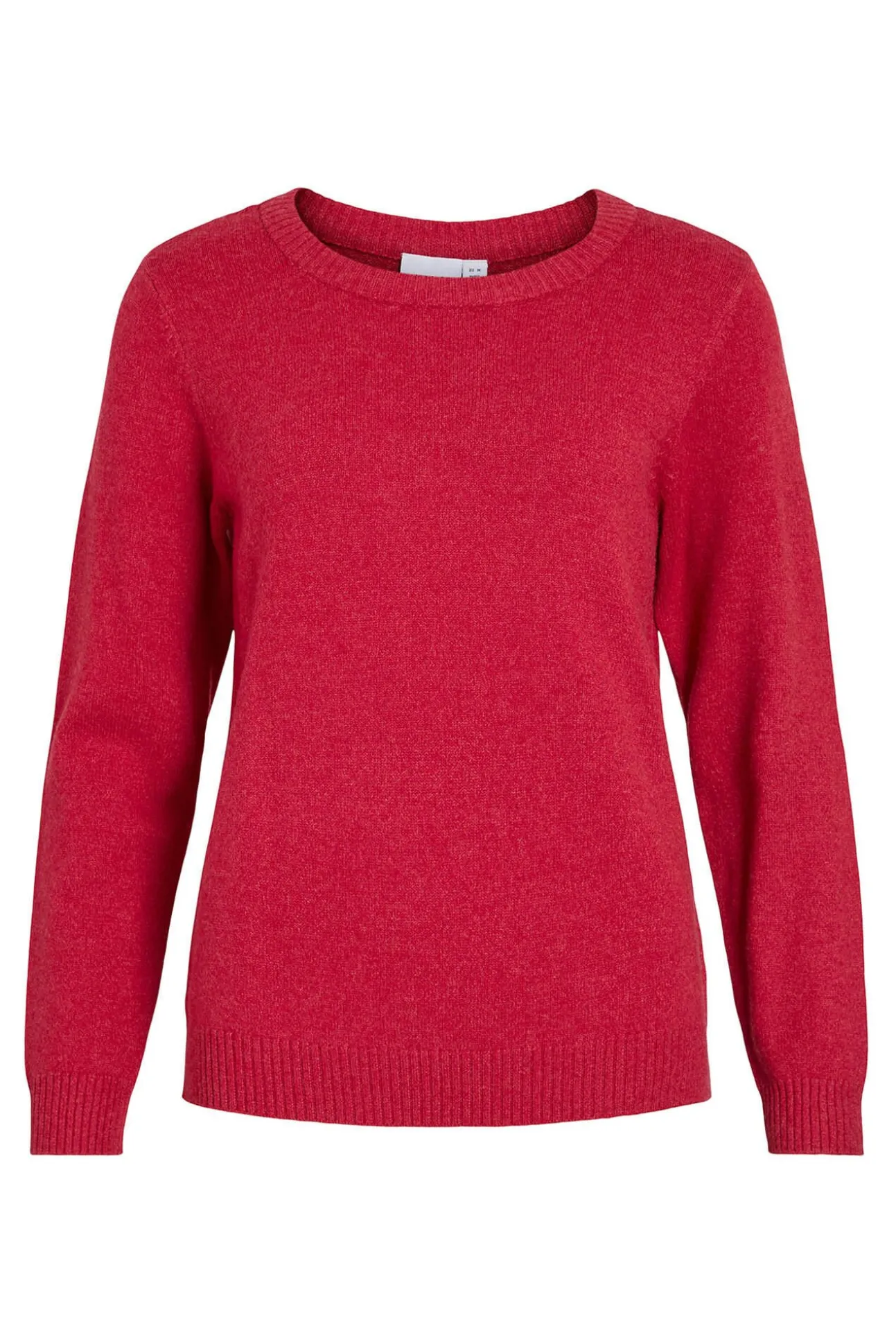 Jersey con cuello redondo de viscosa