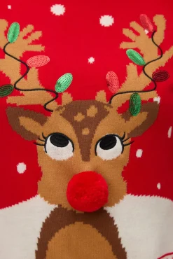 Jersey con estampado navideño