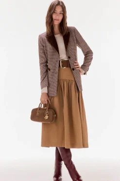 Jersey con fular 100% lana