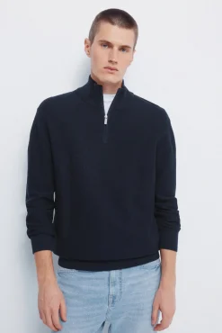 Jersey cremallera liso