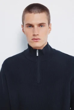 Jersey cremallera liso