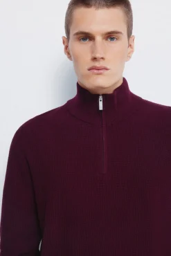 Jersey cremallera liso