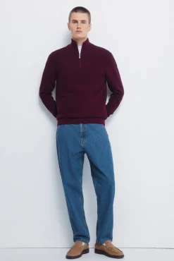 Jersey cremallera liso