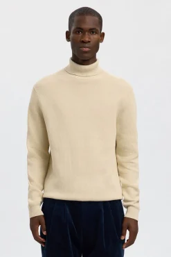 Jersey cuello alto 100% algodón orgánico