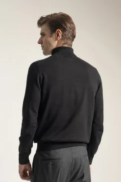 Jersey cuello alto algodón