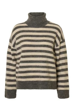 Jersey cuello alto lana y alpaca